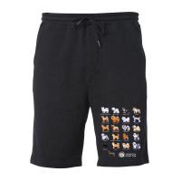 American Kennel Club Pixel Pups   Non Sporting T Shirt Fleece Short | Artistshot