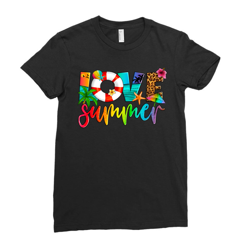 Love Summer Ladies Fitted T-shirt | Artistshot