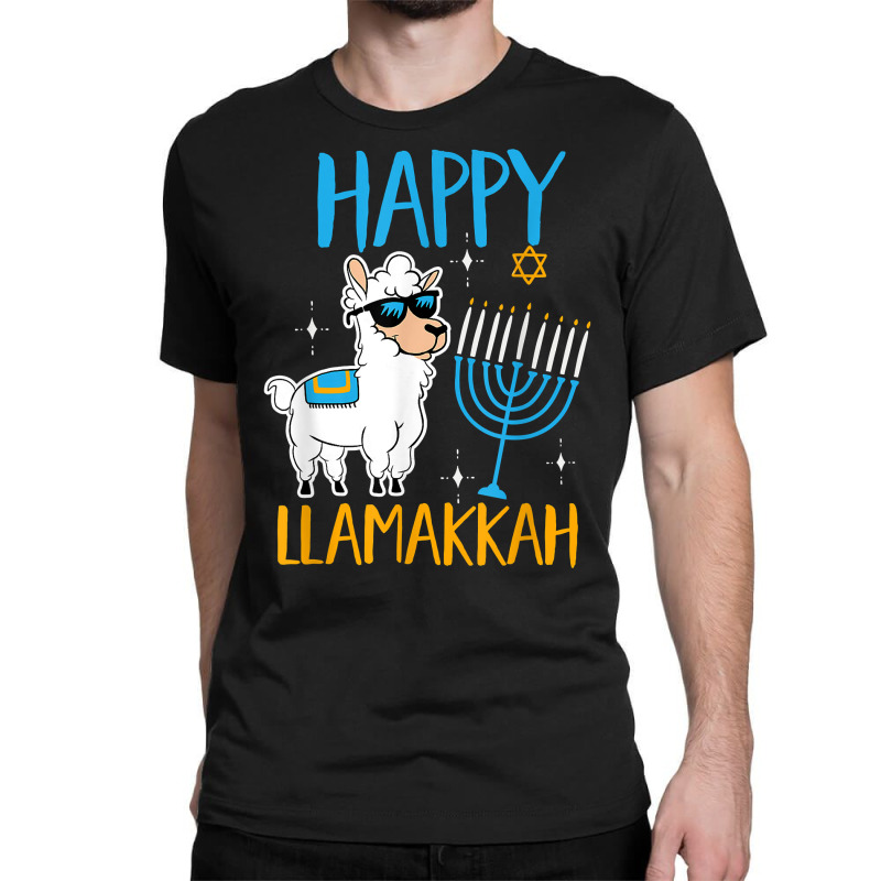 Happy Hanukkah Jewish Christmas Jewish Hanukkah Llamakkah T Shirt Classic T-shirt | Artistshot