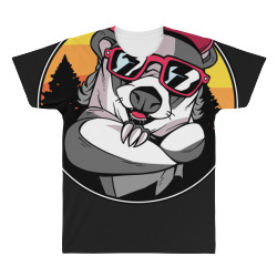 bear badger bear sunglasses 550 forest All Over Men's T-shirt | Artistshot