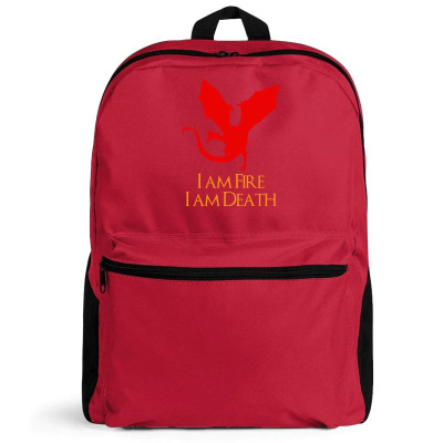 I Am Fire I Am Death Backpack Designed By Icang Waluyo