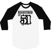 Registered No 51 3/4 Sleeve Shirt | Artistshot