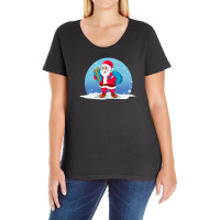 Santa Claus Ladies Curvy T-shirt | Artistshot