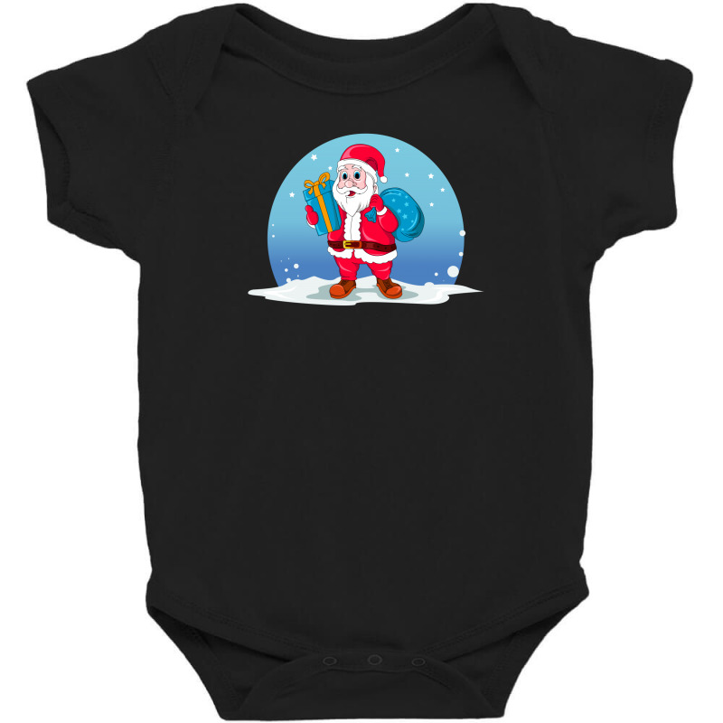 Santa Claus Baby Bodysuit by Chiks | Artistshot