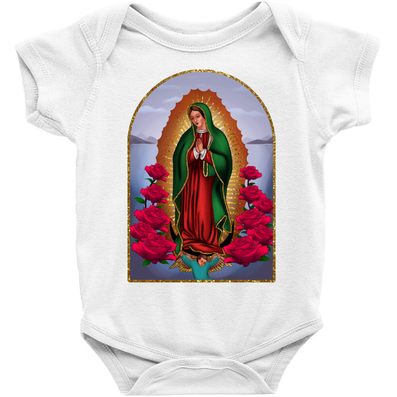 Our Lady Of Guadalupe Baby Bodysuit by Apollo | Artistshot