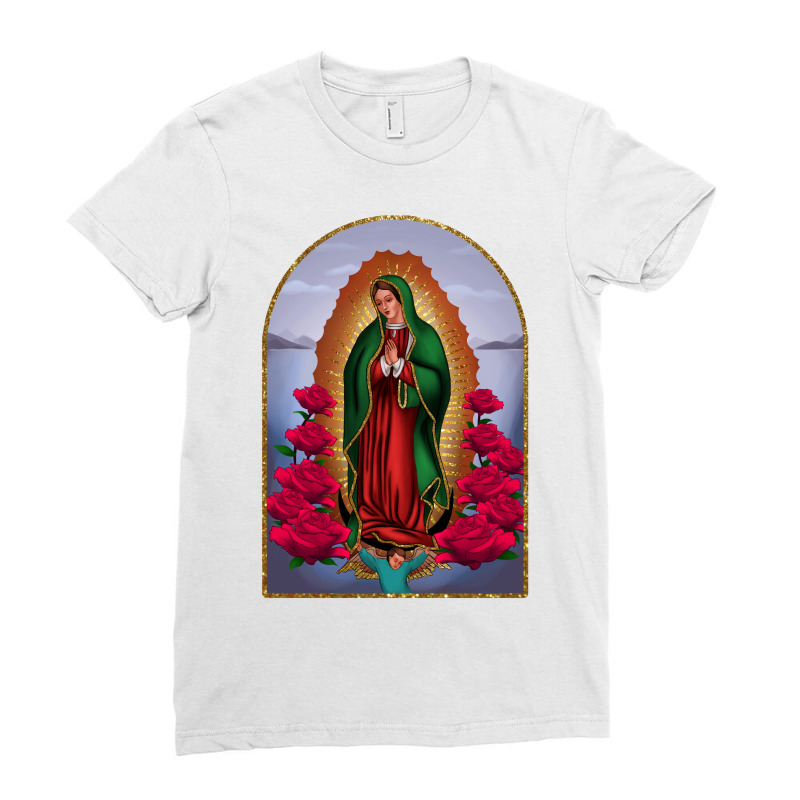 Our Lady Of Guadalupe Ladies Fitted T-Shirt by Apollo | Artistshot