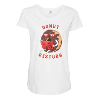 Donut Disturb Maternity Scoop Neck T-shirt | Artistshot