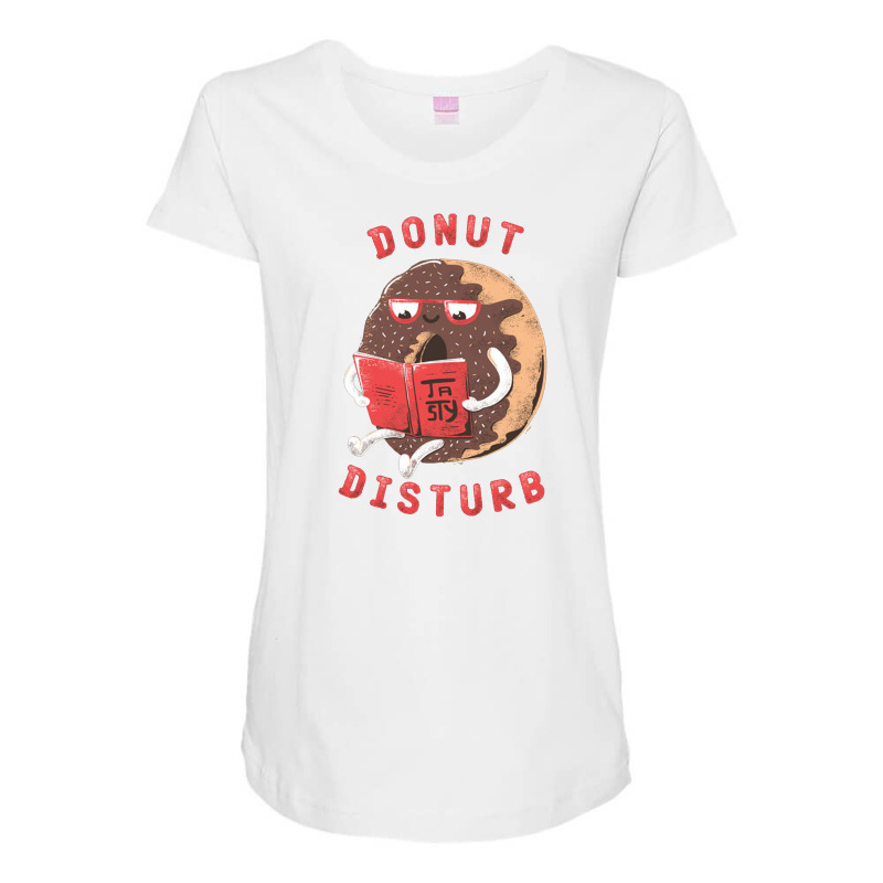 Donut Disturb Maternity Scoop Neck T-shirt by Mbeler | Artistshot