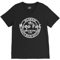 Mega Pint Brewing Co Happy Hour Anytime Hearsay Women Men T Shirt V-neck Tee | Artistshot