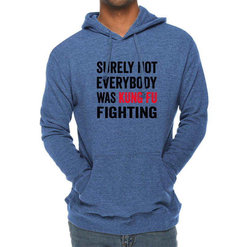 Surely Not Everybody Was Kung Fu Fighting Lightweight Hoodie | Artistshot