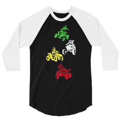 Great Atv Riding Design Quad Driver Outfit Bike Lovers Tank Top 3/4 Sleeve Shirt Designed By Nataldomi