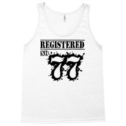 registered no 77 Tank Top | Artistshot