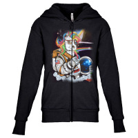 Perfect Astronaut Unicorn In The Space. Youth Zipper Hoodie | Artistshot