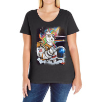 Perfect Astronaut Unicorn In The Space. Ladies Curvy T-shirt | Artistshot