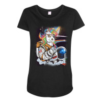 Perfect Astronaut Unicorn In The Space. Maternity Scoop Neck T-shirt | Artistshot