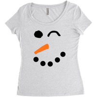 Smile Face Women's Triblend Scoop T-shirt | Artistshot