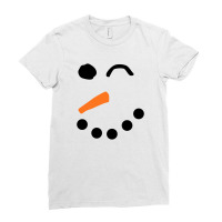 Smile Face Ladies Fitted T-shirt | Artistshot