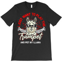 Trumpeter Llama Musical Instrument Trumpet T Shirt T-shirt | Artistshot