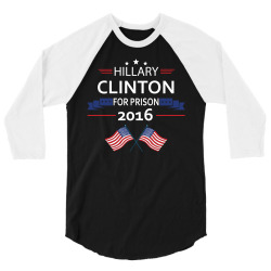 Hillary Clinton 2016 3/4 Sleeve Shirt | Artistshot