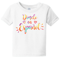 Cool Dimelo En Espanol Spanish Teacher Maestra Bilingue T Shirt Baby Tee | Artistshot