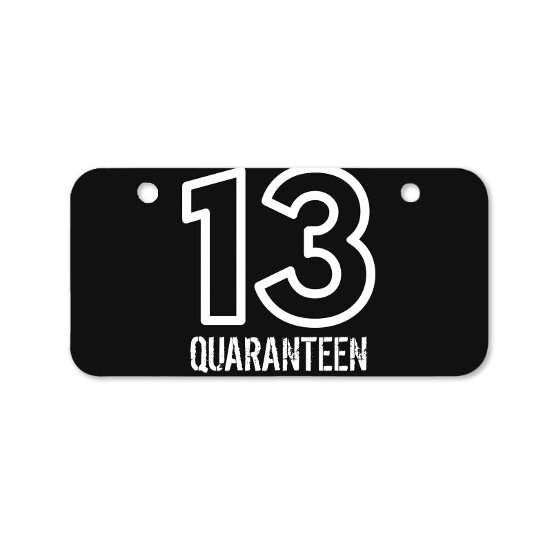 13 Quaranteen Bicycle License Plate | Artistshot