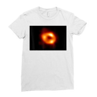 First Image Of Black Hole In Our Milky Way Galaxy 2022 T Shirt Ladies Fitted T-shirt | Artistshot