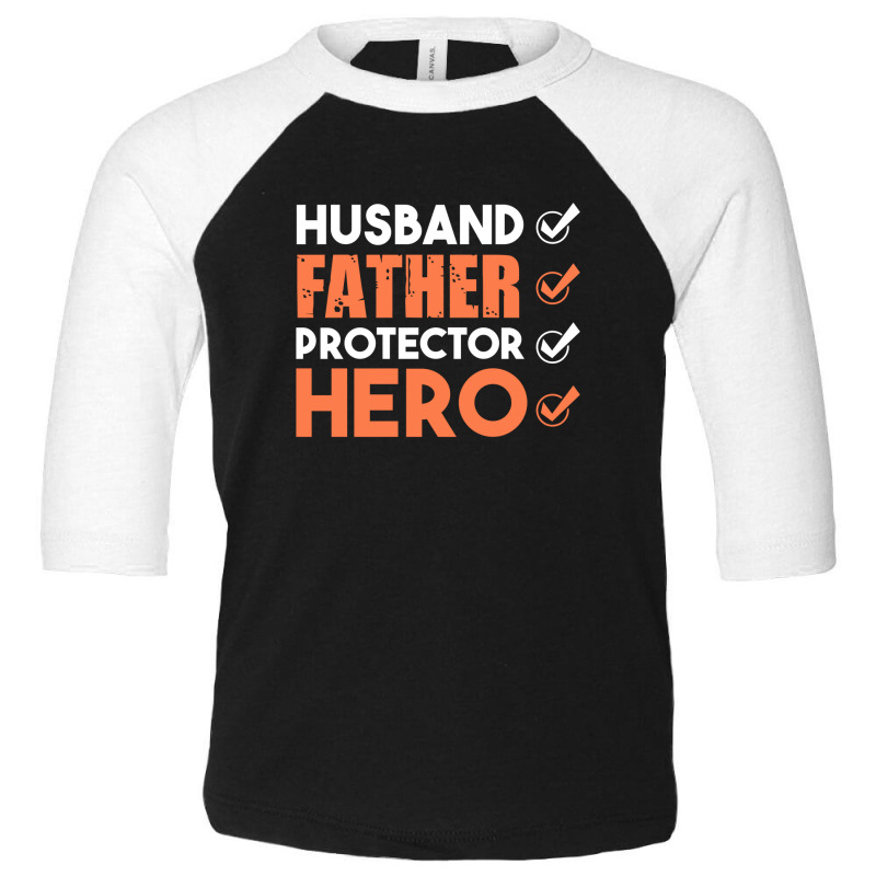 Fathers Day Typography Quotes Shirt 9477718 Toddler 3/4 Sleeve Tee | Artistshot