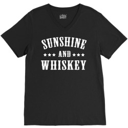 sunshine & whiskey V-Neck Tee | Artistshot