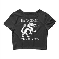 Bangkok Thailand Naga Dragon Tourist Souvenir Funny T Shirt Crop Top | Artistshot