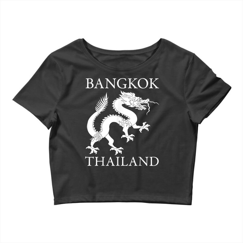 Bangkok Thailand Naga Dragon Tourist Souvenir Funny T Shirt Crop Top by KretschmerBridge | Artistshot