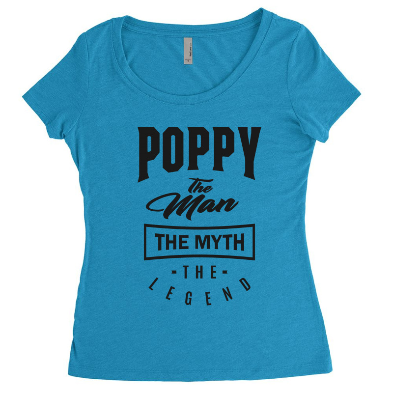 Poppy The Myth The Legend Women's Triblend Scoop T-shirt | Artistshot