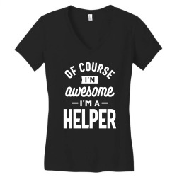 Helper Job Title Gift Women's V-Neck T-Shirt | Artistshot