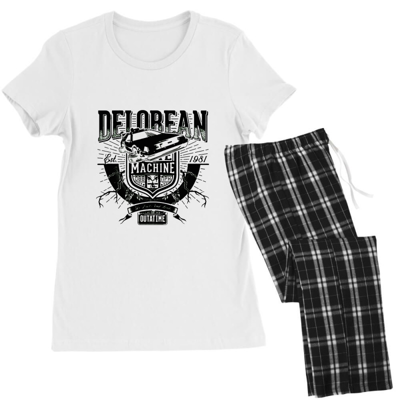 Delorean Machine Women's Pajamas Set by barbarkah | Artistshot