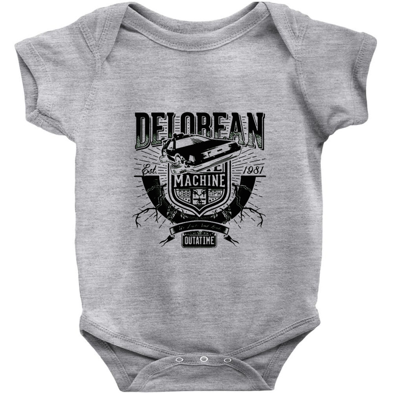 Delorean Machine Baby Bodysuit by barbarkah | Artistshot