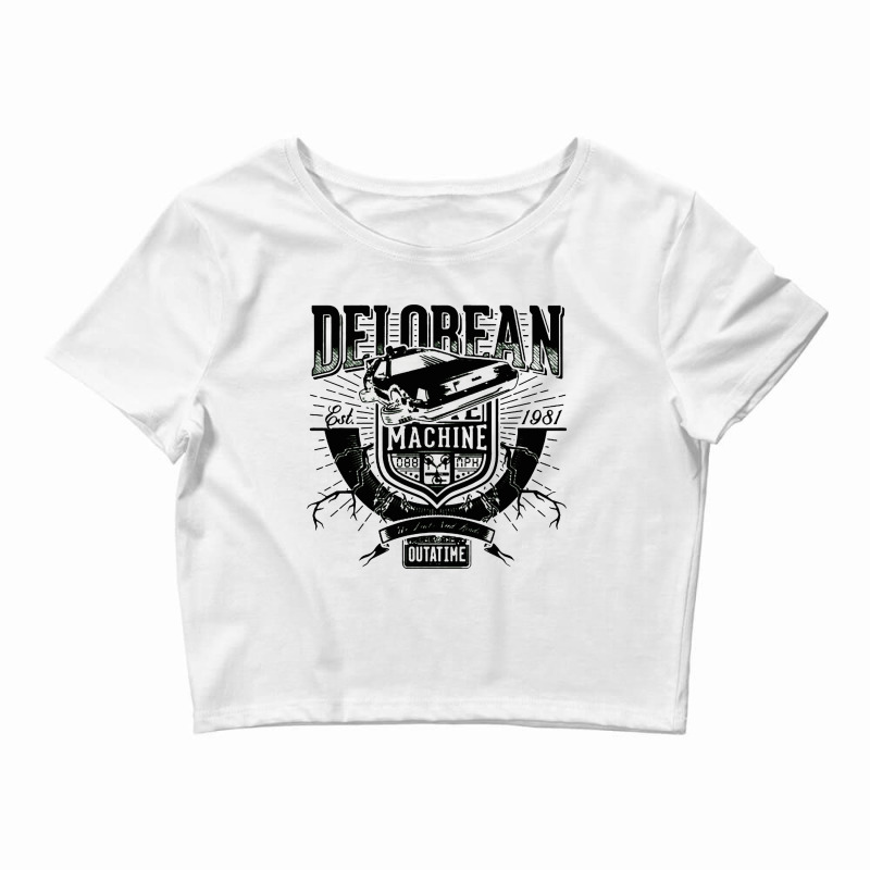 Delorean Machine Crop Top by barbarkah | Artistshot