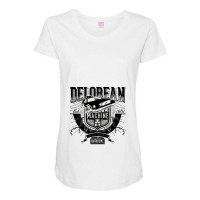 Delorean Machine Maternity Scoop Neck T-shirt | Artistshot