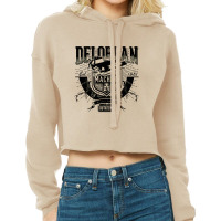 Delorean Machine Cropped Hoodie | Artistshot