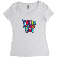 Future Coming Soon Women's Triblend Scoop T-shirt | Artistshot