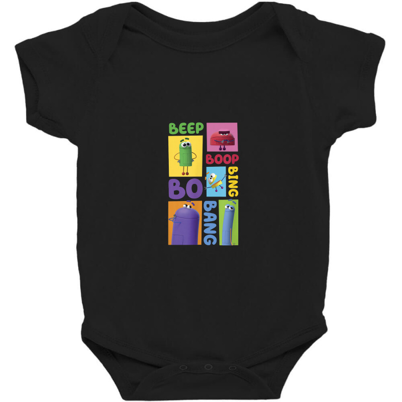 Storybots Character Box Up Baby Bodysuit by zuzumanin | Artistshot