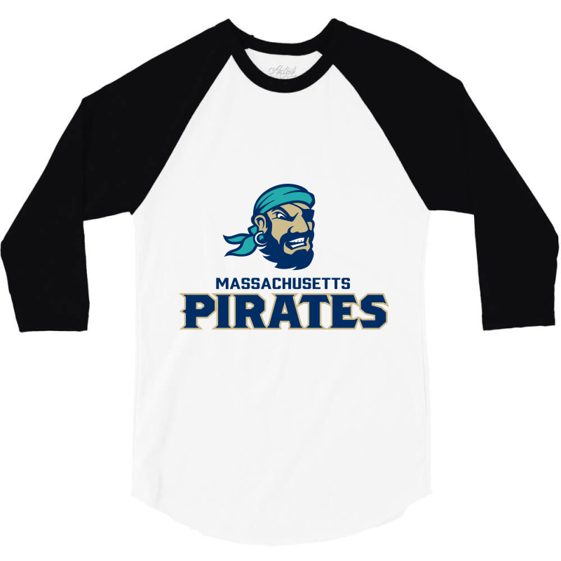 Massachusetts Pirates 3/4 Sleeve Shirt | Artistshot