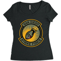 San Diego Strike Force Women's Triblend Scoop T-shirt | Artistshot