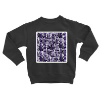 Modern Black And White Geometric Pineapples 25882190 Toddler Sweatshirt | Artistshot