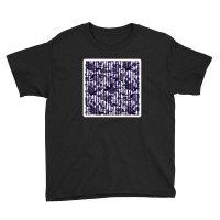 Modern Black And White Geometric Pineapples 25882190 Youth Tee | Artistshot