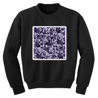 Modern Black And White Geometric Pineapples 25882190 Youth Sweatshirt | Artistshot