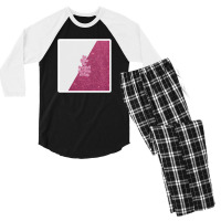 Modern Black Grey And White Geometric Triangles 15072195 Men's 3/4 Sleeve Pajama Set | Artistshot