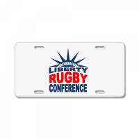 Liberty Rugby Conference License Plate | Artistshot