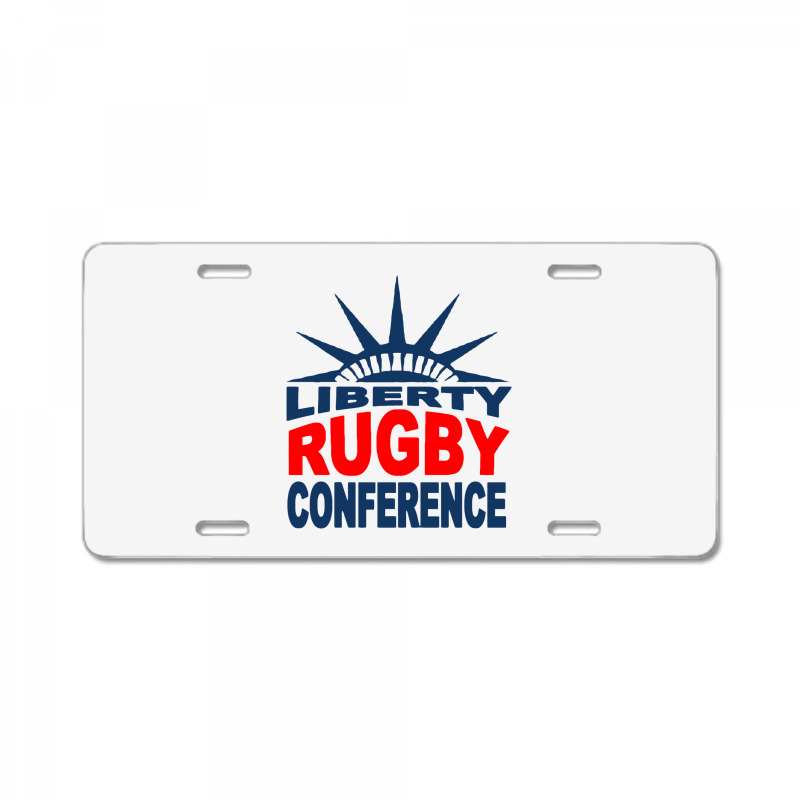 Liberty Rugby Conference License Plate | Artistshot