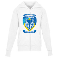 Warrington Wolves Youth Zipper Hoodie | Artistshot