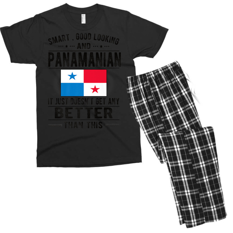 Good Looking Panamanian Flag Panama Panamanian Roots Premium T Shirt Men's T-shirt Pajama Set by ebertfran1985 | Artistshot