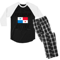 Good Looking Panamanian Flag Panama Panamanian Roots Premium T Shirt Men's 3/4 Sleeve Pajama Set | Artistshot